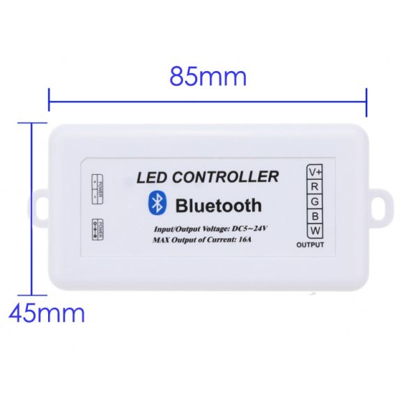 Bluetooth controlled outlet led