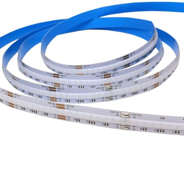 5 m wifi COB RGB led-lichtstrip met lichtketting 576 led/m 24 V dimbaar vervormbaar ledlicht met afstandsbediening lichtstrip werkt met Google Home Assistant/Alexa