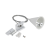 Pendelset - | - 1.5 - meter - | - wit - | - voor - 3-fase - rails