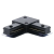 1-Fase Rails - L-vorm Connector - Zwart