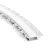 LED Strip Profiel Stuc Trimless Buigbaar | 3 Meter uit één stuk | 14.6x13mm | Voor LED strips tot 12mm | Rondingen