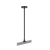SPANNINGSRAIL OPHANGSYSTEEM | DRAADEIND | 30CM/60CM | ZWART | 2 STUKS