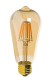 LED Filament - Dimbaar - E27 - ST64 | Amber(goud) Licht 2200k - 6W vervangt 40W