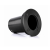 Ronde Grondspot Ø120mm – GU10 Inbouw – IP65 – RVS - Zwart