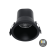 LED INBOUWSPOT MIRACLE 9W DIM ZWART CCT-SWITCH