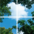 Fotoprint - afbeelding - wolk-bos - | - verdeeld - over - 4 - panelen - | - 595 - x - 595 - mm