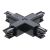3-Fase - X-vorm connector - Zwart
