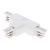 3-Fase - T-vorm - Interne connector - Rechts - Wit