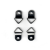 Ophang - ringetjes - | - voor - LED - panelen - | - 4 - stuks