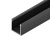 LED Strip Profiel - smart - zwart - voor strips tot 16mm - 2mt