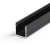 LED Strip Profiel - smart - zwart - voor strips tot 10mm - 2mt