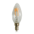 LED - filament - e14 - kaars - dimbaar - clear - 1.6w