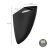 Wandlamp - daphnis - zwart - 8w - white - switch - dimbaar