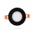 LED Downlight - UMBRIEL - 3000K - Slim - Ø75 - 3W - Zwart