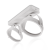 Ar111 - opbouwarmatuur - | - euke - | - 2xGU10 - fitting - | - wit