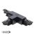 DALI 3-FASE RAIL | T-VORM CONNECTOR | LEFT-2 | ZWART