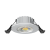 LED Inbouwspot – CCT-Switch – 6W – Zilver – Hugo – 5 Jaar Garantie