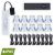 INBOUWSPOTS TOLOS | SET 10 STUKS | MET AFSTANDBEDIENING | WIT