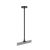 SPANNINGSRAIL OPHANGSYSTEEM | DRAADEIND | 100CM/200CM | ZWART | 2 STUKS