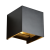 LED Wandlamp - cube - thebe - 2x3w - dimbaar - Waterdicht - Warm wit 2700k