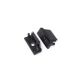 End - cap - met - kabelopening - surface - zwart - 10mm - (2 - stuks)
