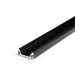 LED Strip Profiel - surface - zwart - voor strips tot 14mm - 2mt