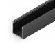 LED Strip Profiel - smart - zwart - voor strips tot 16mm - 2mt