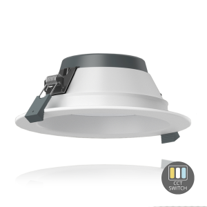 LED Downlight - Ortho - CCT Switch - Ø135 - 18w - Wit