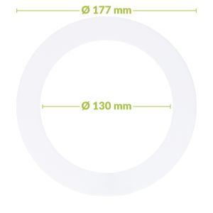 Verloopring - Ø - 130-177mm