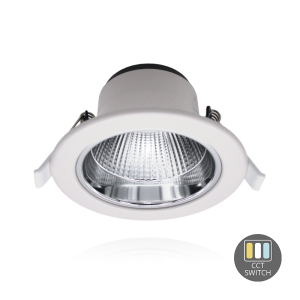 LED Downlight - Sia - CCT switch - Ø90 - 10w - Wit