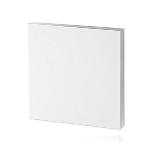 Opzetstuk - wit - pmma - vierkant - T.B.V inbouw module