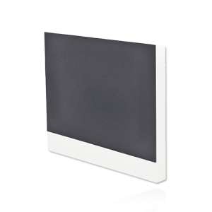 Opzetstuk - zwart - vierkant - onder - T.B.V inbouw module