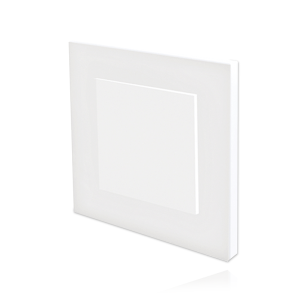 Opzetstuk - wit - open - vierkant - T.B.V inbouw module