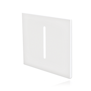 Opzetstuk - wit - vierkant - midden - T.B.V inbouw module