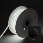 COB LED Strip - Koud Wit 6500K - 40 Meter in één rol(1x 40meter) - 800Lumen per meter - 220V - Waterdicht(IP65) - Complete Set - Met Mi-Light(MiBoxer) Draadloze wanddimmer(Zwart)